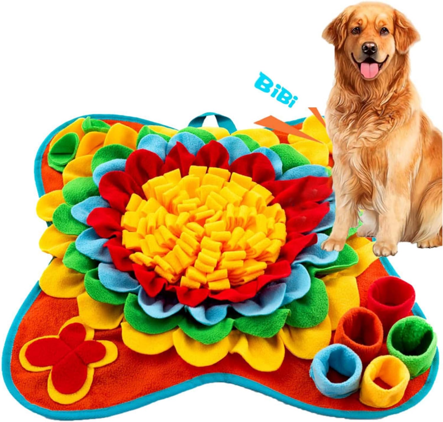 ALOYA Snuffle Mat for Dogs with Lick Mat and Plush Dog Toy - Enrichment Treat Dog Sniffing Mat for Boredom - Interactive Dog Puzzle Toys Snuffle Mats for Slow Feeding, Nosework, Mental Stimulation